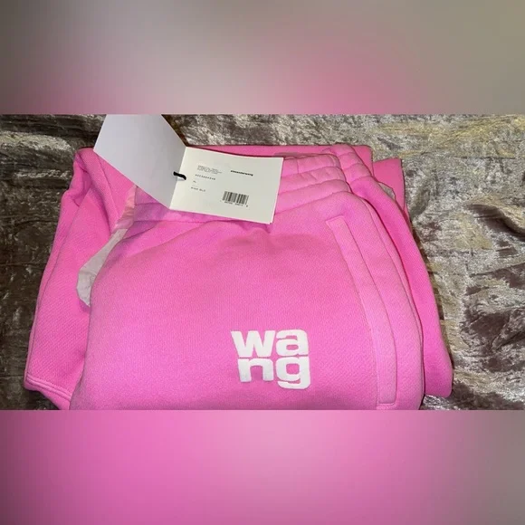 ALEXANDER WANG Terry Classic Puff Paint Logo Sweatpant